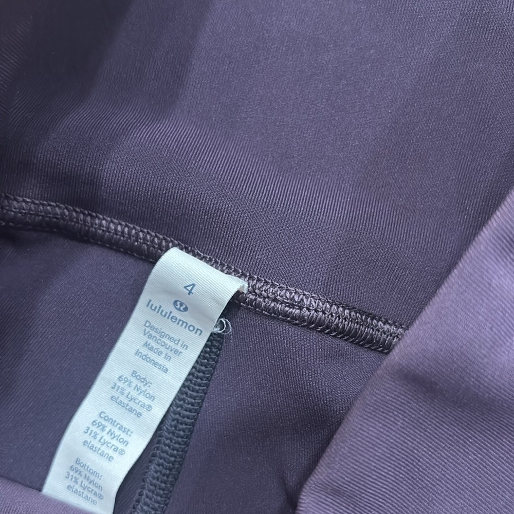 lululemon athletica Purple and Black Leggings - Picture 2 of 3